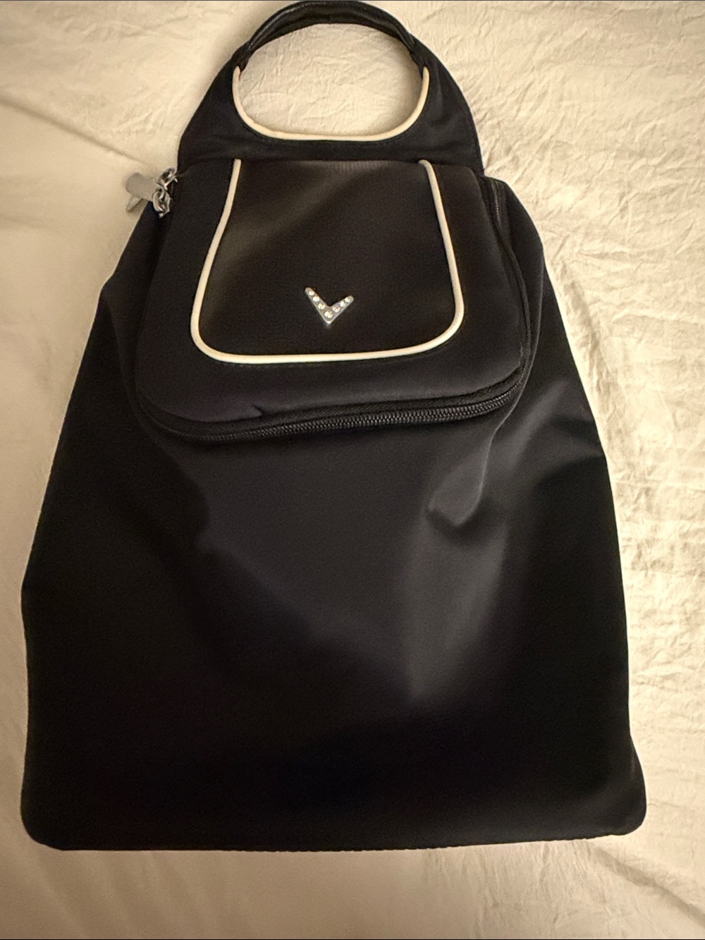Callaway Black Travel Tote with White Trim